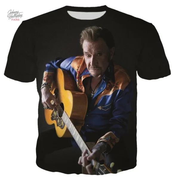 Tee-shirt Johnny Hallyday modèle 24