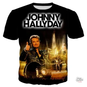 Tee-shirt Johnny Hallyday modèle 3