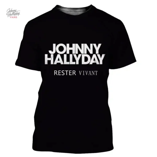 Tee-shirt Johnny Hallyday modèle 30