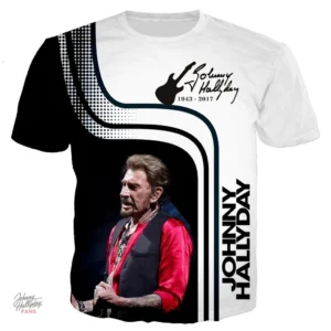 Tee-shirt Johnny Hallyday modèle 33