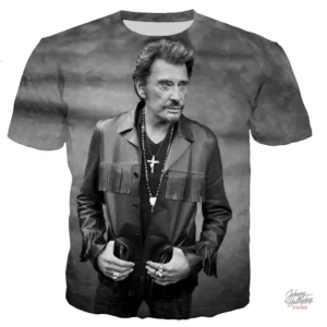 Tee-shirt Johnny Hallyday modèle 36 en édition limitée