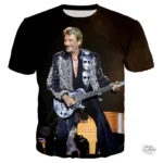 Tee-shirt Johnny Hallyday modèle 37 en coton