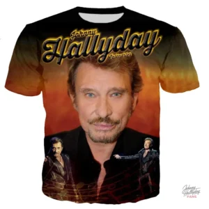 Tee-shirt Johnny Hallyday modèle 38