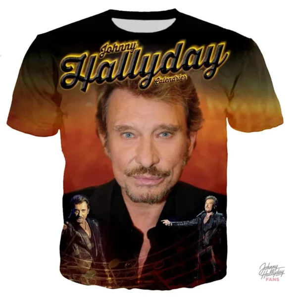 Tee-shirt Johnny Hallyday modèle 38
