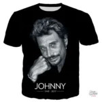 Tee-shirt Johnny Hallyday modèle 4