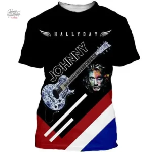 Tee-shirt Johnny Hallyday modèle 45