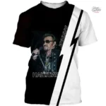 Tee-shirt Johnny Hallyday modèle 46 en coton