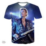 Tee-shirt Johnny Hallyday modèle 5 en édition limitée