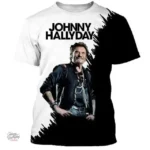 Tee-shirt Johnny Hallyday modèle 50