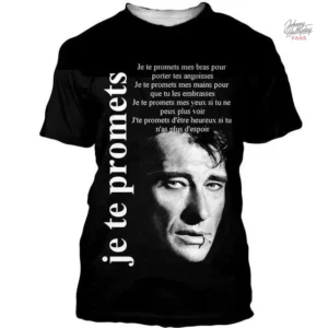 Tee-shirt Johnny Hallyday modèle 51