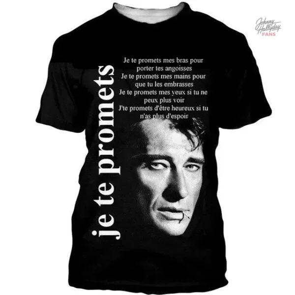 Tee-shirt Johnny Hallyday modèle 51