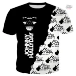 Tee-shirt Johnny Hallyday modèle 52