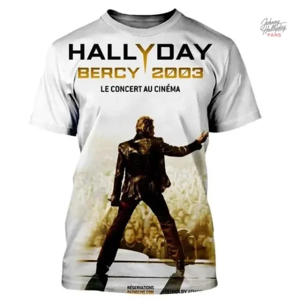 Tee-shirt Johnny Hallyday modèle 53