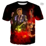 Tee-shirt Johnny Hallyday modèle 6