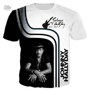 Tee-shirt Johnny Hallyday modèle 7