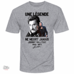 Tee-shirt Johnny Hallyday disponible en cinq couleurs