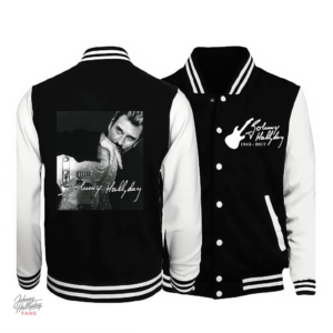 Veste Johnny Hallyday - Modèle classique en cuir