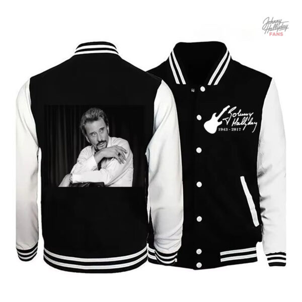 Veste Johnny Hallyday - Couleur unie pour un look sobre