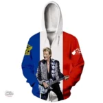 Veste Johnny Hallyday modèle 5 en cuir intemporel