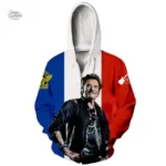 Veste Johnny Hallyday modèle 6 en cuir stylé